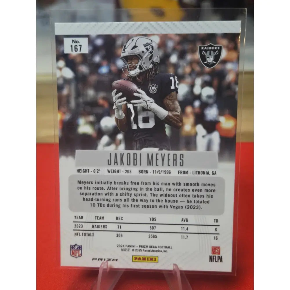 2024 Prizm Deca Jokobi Meyers Silver