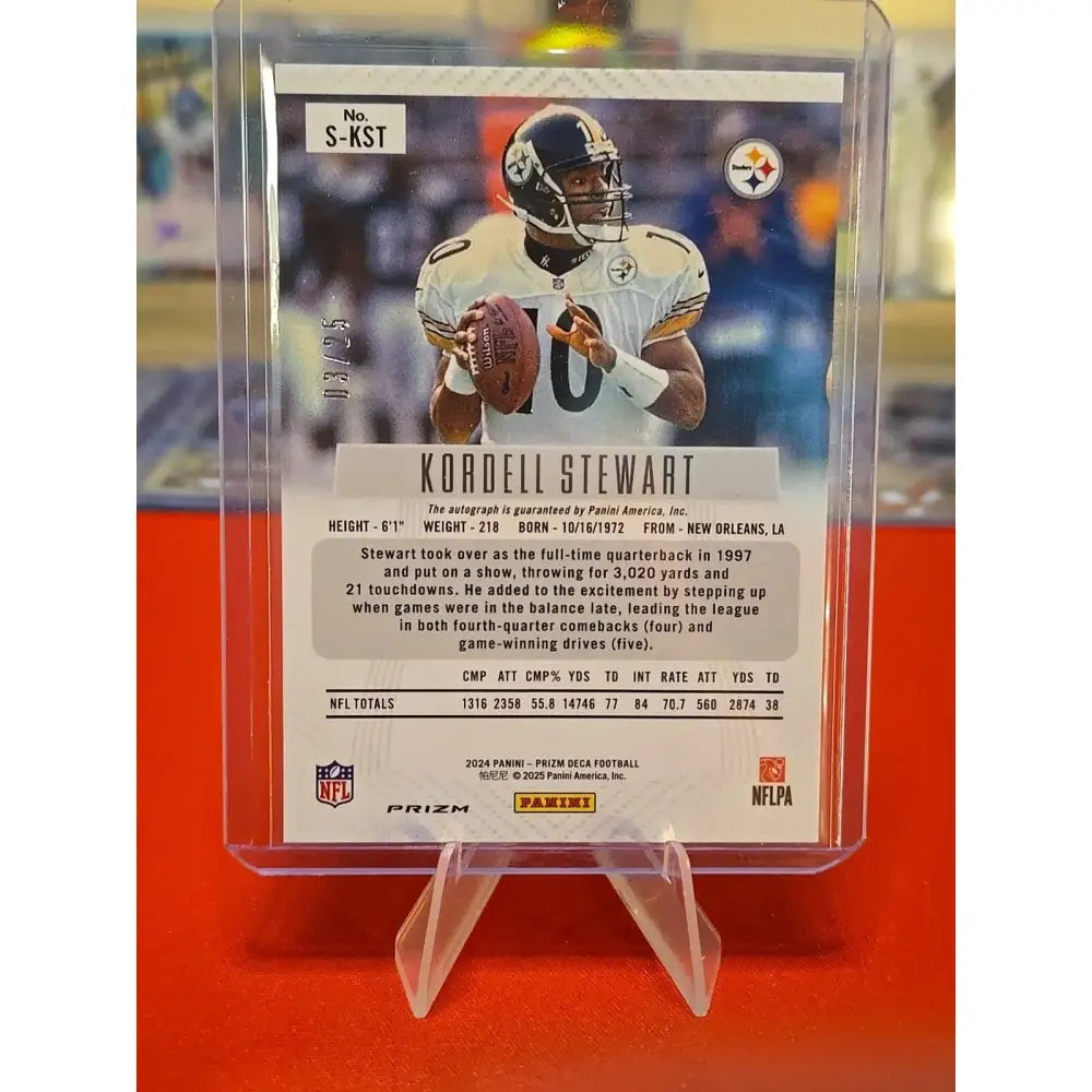 2024 Prizm Deca Kordell Stewart Mojo Auto /25