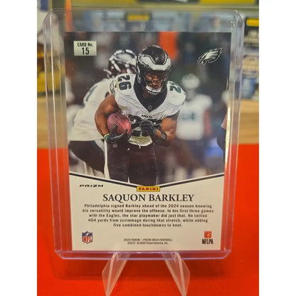 2024 Prizm Deca Saquon Barkley Most Valuable Players Silver