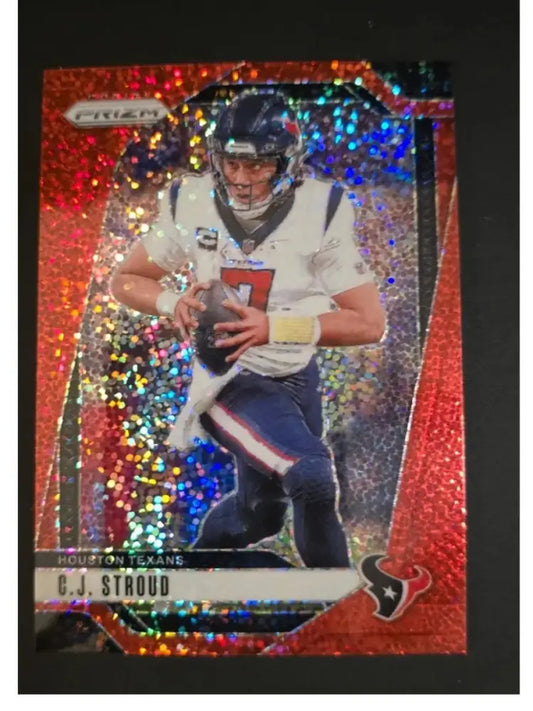 2024 Prizm Red Sparkle CJ Stroud