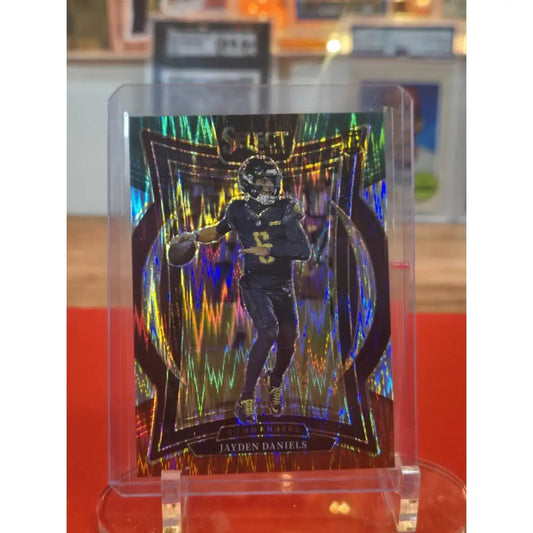 2024 Select Football Jayden Daniels RC Red And Green Prizm Shock 🔥🔥