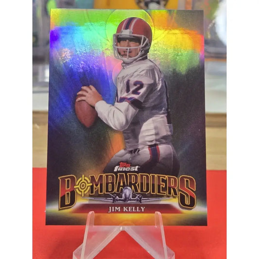 2024 Topps Finest Bombardiers Jim Kelly Case Hit