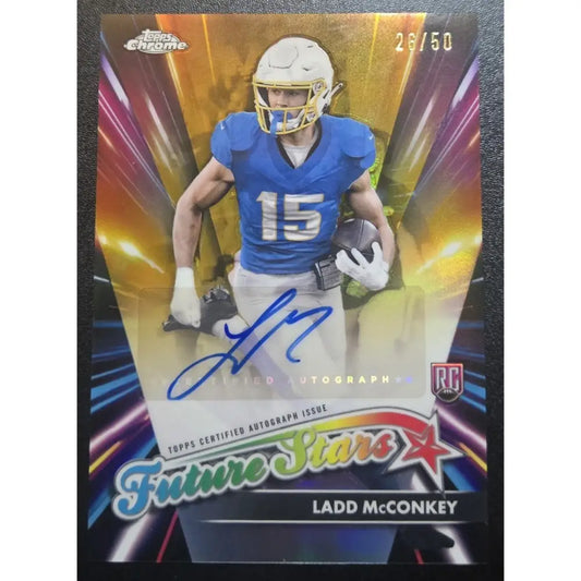 2024 Topps Future Stars Ladd Mcconkey Auto /50