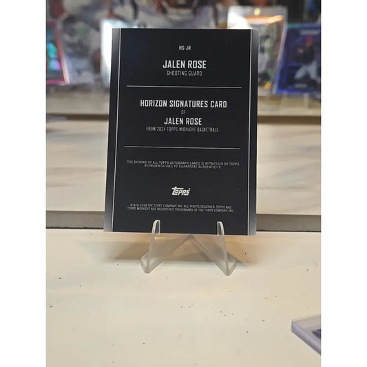 2024 Topps Midnight Horizon Signatures Jalen Rose Auto /199