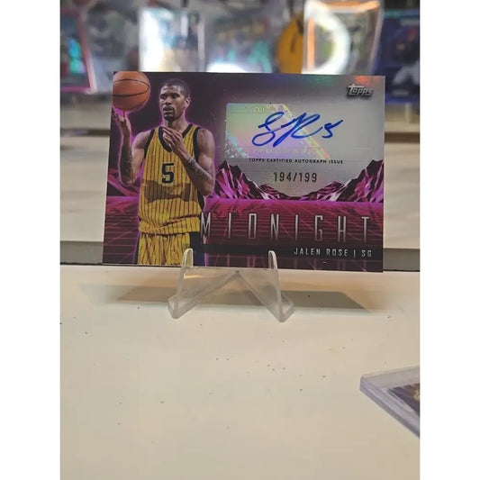 2024 Topps Midnight Horizon Signatures Jalen Rose Auto /199