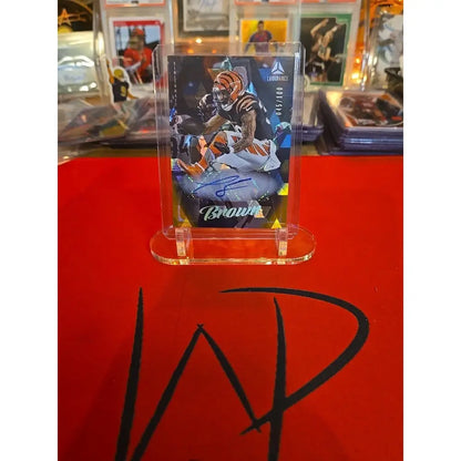 2025 Luminance Football Chase Brown Auto /100 Bengals