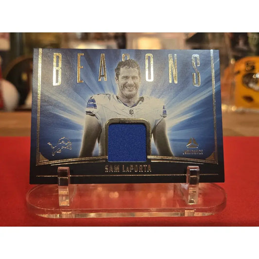 2025 Panini Luminance SAM LaPORTA Beacons Detroit Lions #BC SLA Football Card