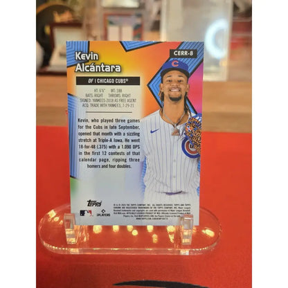 2025 Topps Chrome Kevin Alcantara All Etch Rookie Rush (RC) Baseball Card