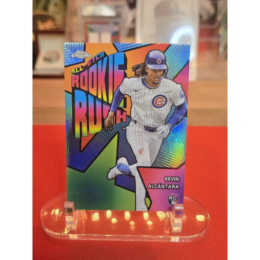 2025 Topps Chrome Kevin Alcantara All Etch Rookie Rush (RC) Baseball Card