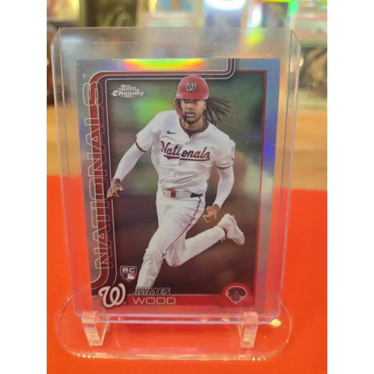 2025 Topps Chrome Refractor James Wood RC #132