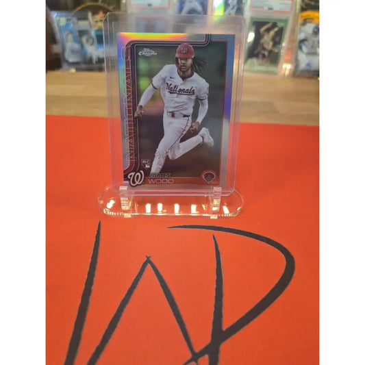2025 Topps Chrome Refractor James Wood RC #132