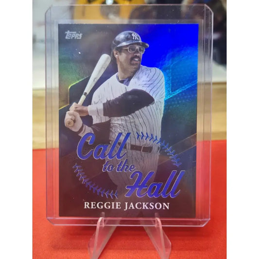 2025 Topps Series 1 Call to the Hall Reggie Jackson #CTH 16 Blue Foil /150