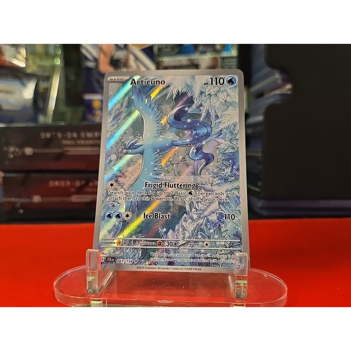 Pokémon Articuno 161/159 Journey Together Illustration Rare Light Play LP