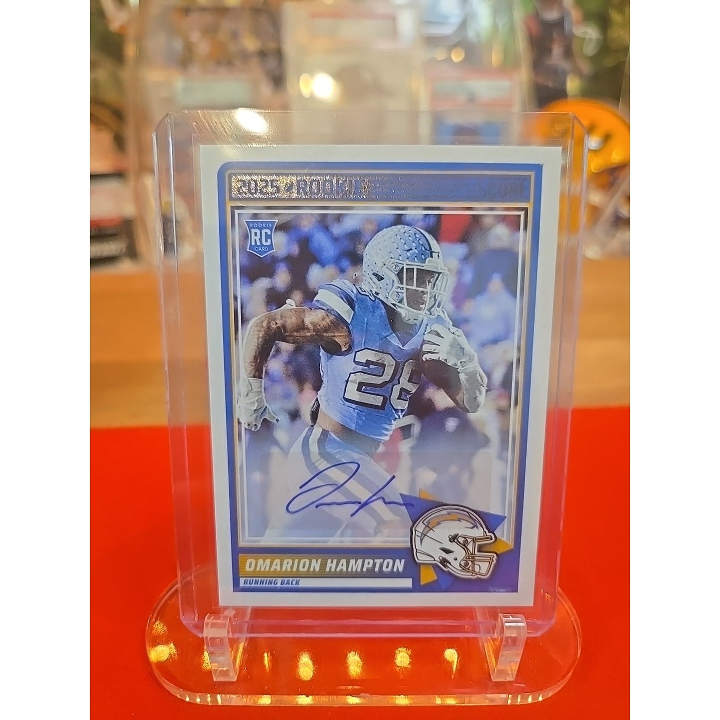 2025 Score - Rookies Omarion Hampton #37 Signatures (AU, RC)