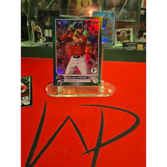 2022 Topps Series 1 1st Edition - Connor Wong #66 Green /150 (RC)