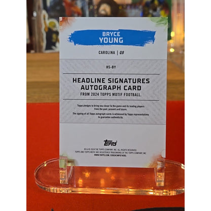 Bryce Young Auto /49 RC 2023 Topps Motif - Headline Signatures #HS-BY