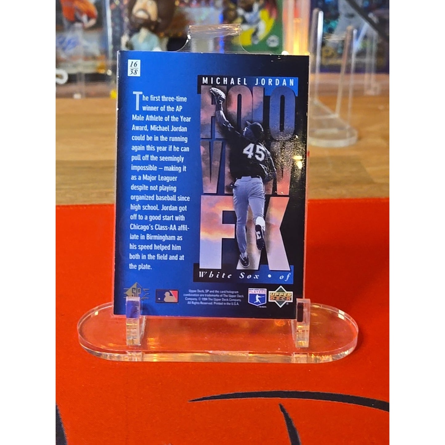 1994 Upper Deck SP - Holoview Fx Blue Michael Jordan #16