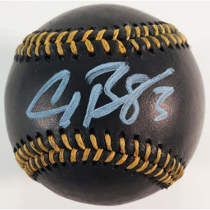 Alex Bregman Chicago Cubs Signed Rawlings Black Baseball Beckett