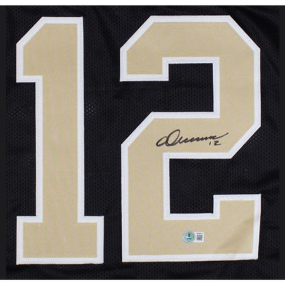 Chris Olave Autographed XL Black Custom Jersey - Beckett Witnessed