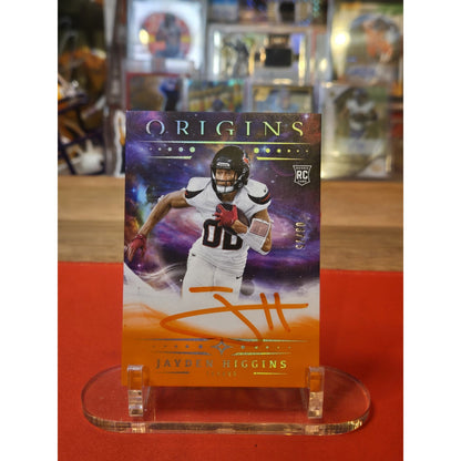 2025 Origins Jayden Higgins On Card Auto Orange Ink 22/75