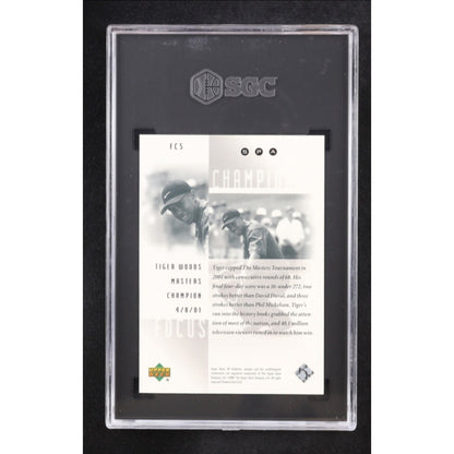 2001 SP Authentic - Focus on a Champion Tiger Woods #FC5 (RC)