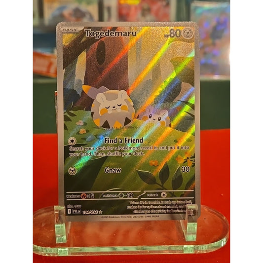 Togedemaru 104/094 Me02: Phantasmal Flames Illustration Rare