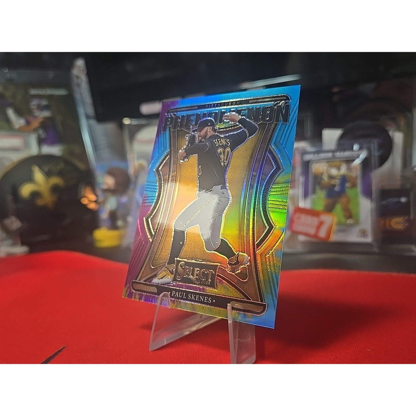 Paule Skenes 1/25 Phenomenon Tie-dye First On Print 2025 Select Baseball 17