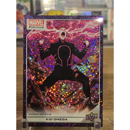 2023 Upper Deck Marvel Platinum High Series Pink Pulsar 16/33 Kid Omega 02ro