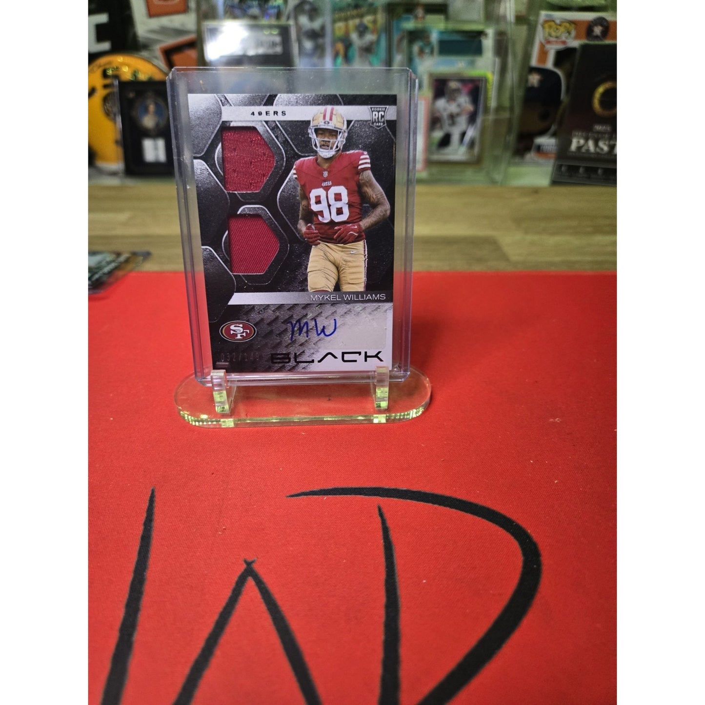 Mykel Williams /99 RC 2025 Panini Black - RPA #140