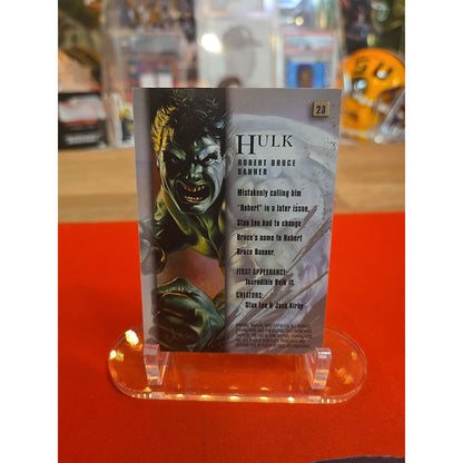 1996 Fleer Marvel Masterpieces Hulk #20