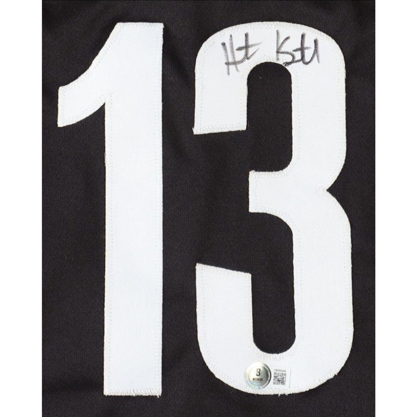 Heston Kjerstad Autographed Custom Baltimore Jersey Beckett