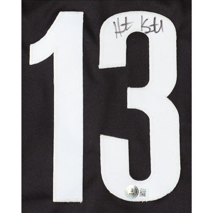 Heston Kjerstad Autographed Custom Baltimore Jersey Beckett