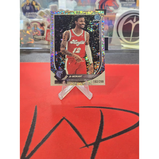 Ja Morant /299 Speckle Refractor 2025-26 Bowman #BCV-136