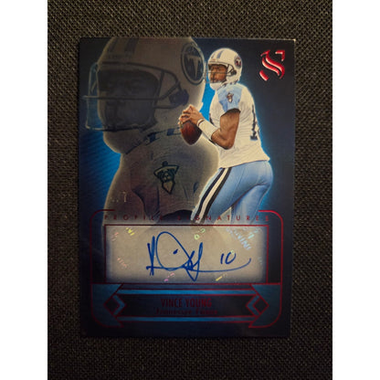 Vince Young /7 Auto 2025 Prizm Black