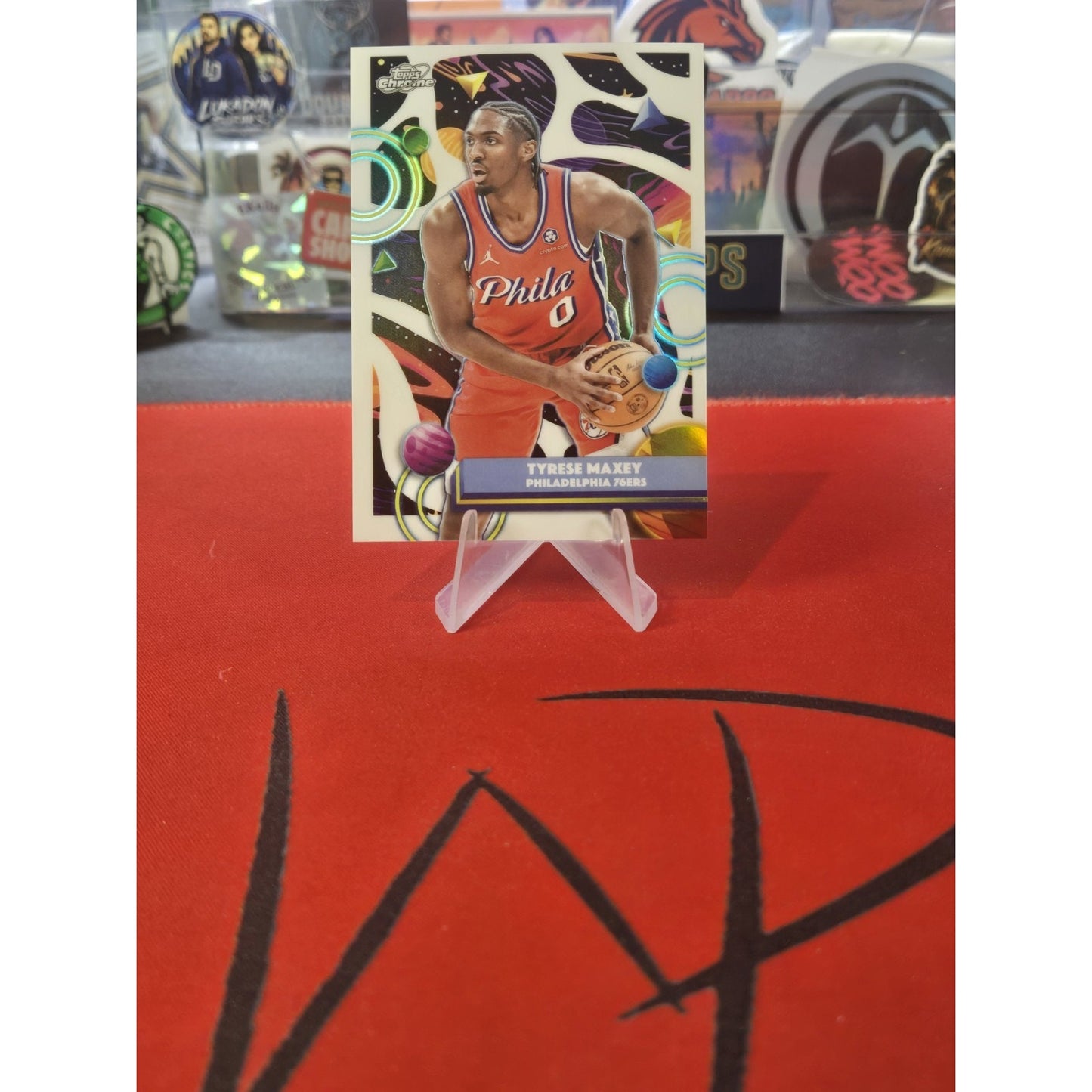 Tyrese Maxey 2025-26 Topps Cosmic Chrome - #57 White Hole SSP
