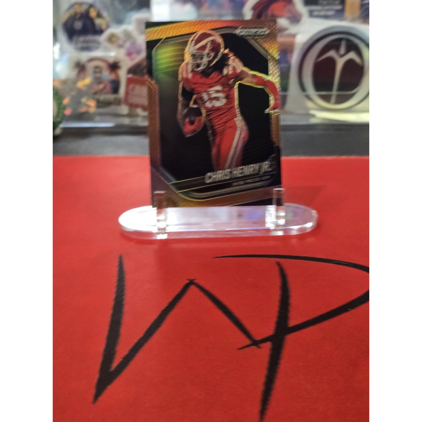 Chris Henry Jr. /225 2025 Panini Prizm Black Pigskin SP Prospect
