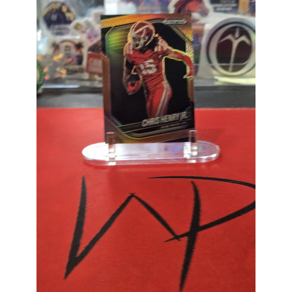 Chris Henry Jr. /225 2025 Panini Prizm Black Pigskin SP Prospect
