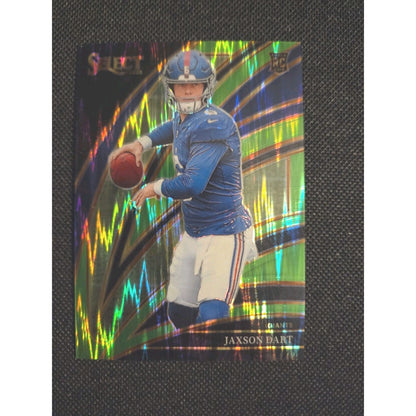 2025 Select Jaxson Dart RC Club Level Neon Green Shock #/699 Giants