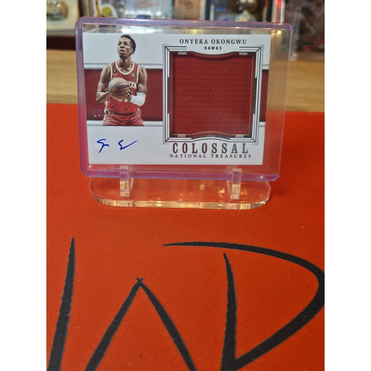 Onyeka Okongwu /49 National Treasures 2023-24 Colossal Material Auto