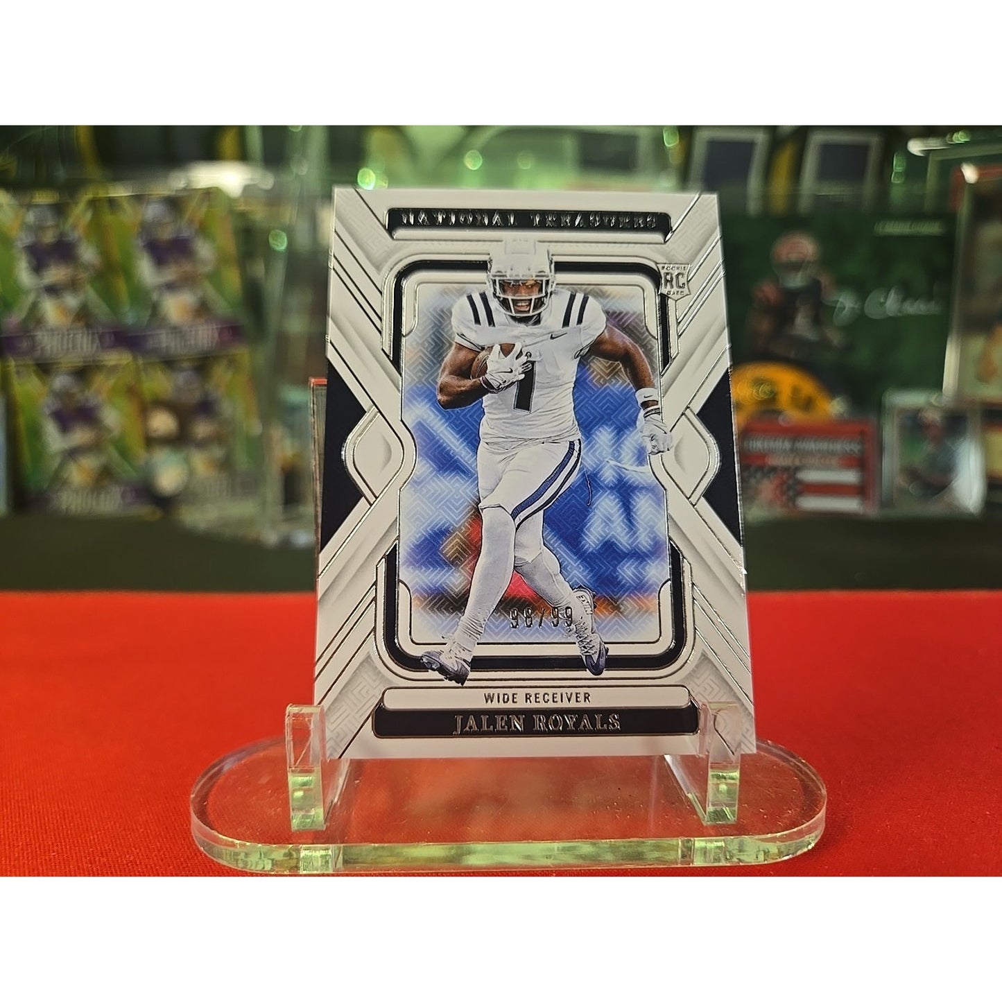 Jalen Royals /99 RC 2025 Panini National Treasures Collegiate