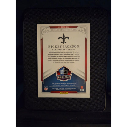 Rickey Jackson /10 Dual 3 Color Patch 2025 Panini National Treasures Saints