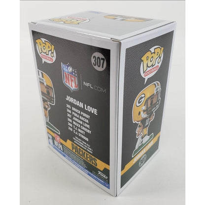Jordan Love Signed Green Bay Packers Funko Pop #307 (Beckett)