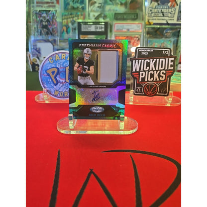 Jack Bech /199 Auto 2025 Panini Certified - Freshman Fabric Mirror Signatures