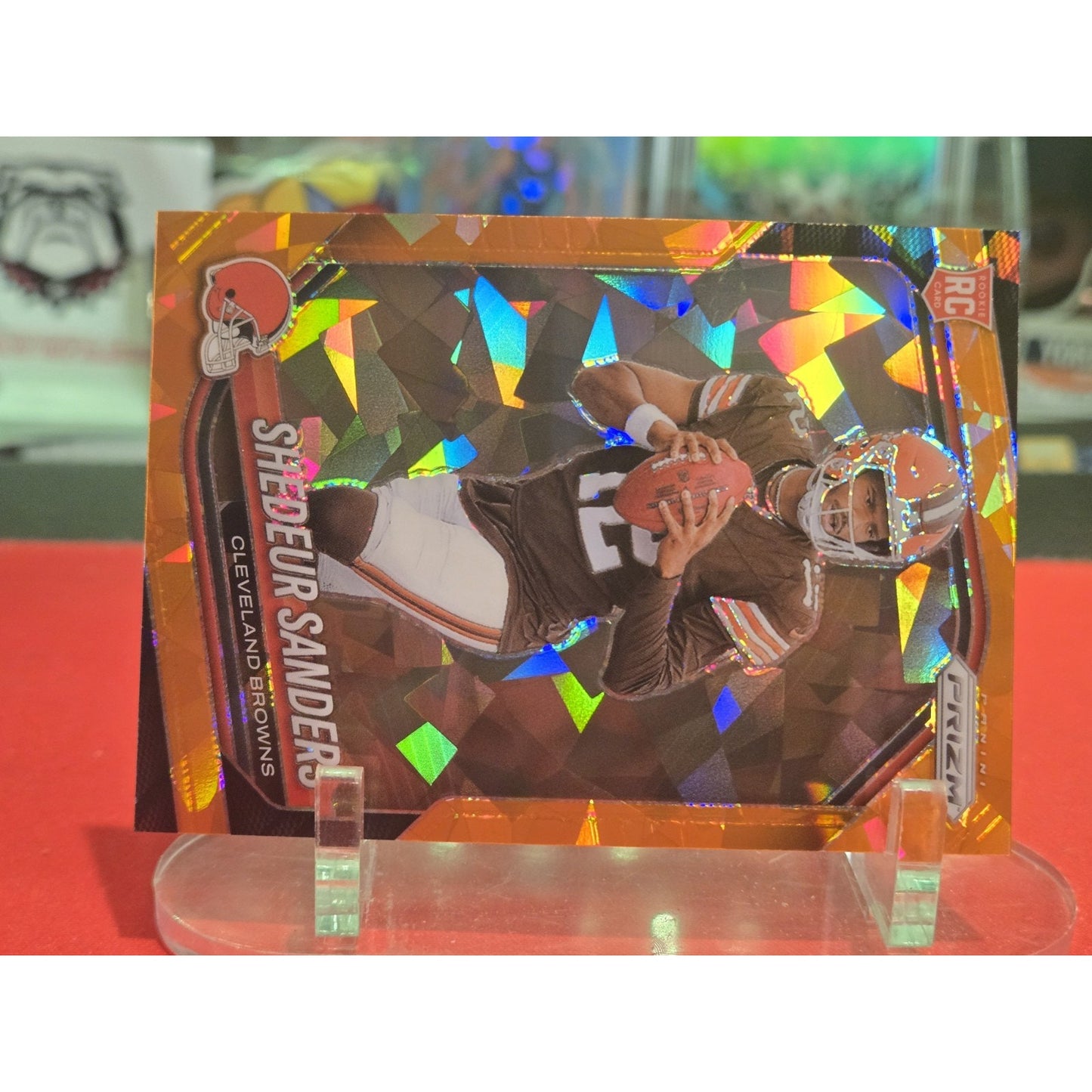 2025 Panini Prizm Shedeur Sanders Orange Ice Prizm RC #302