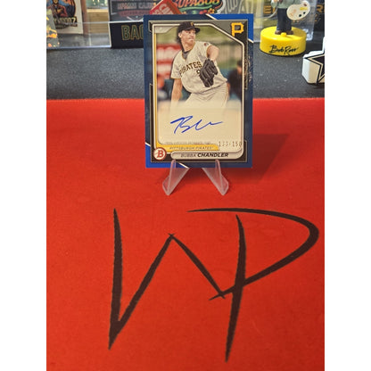 2024 Bowman - Paper Prospect Retail Autographs Bubba Chandler #PPRA-BC Blue...