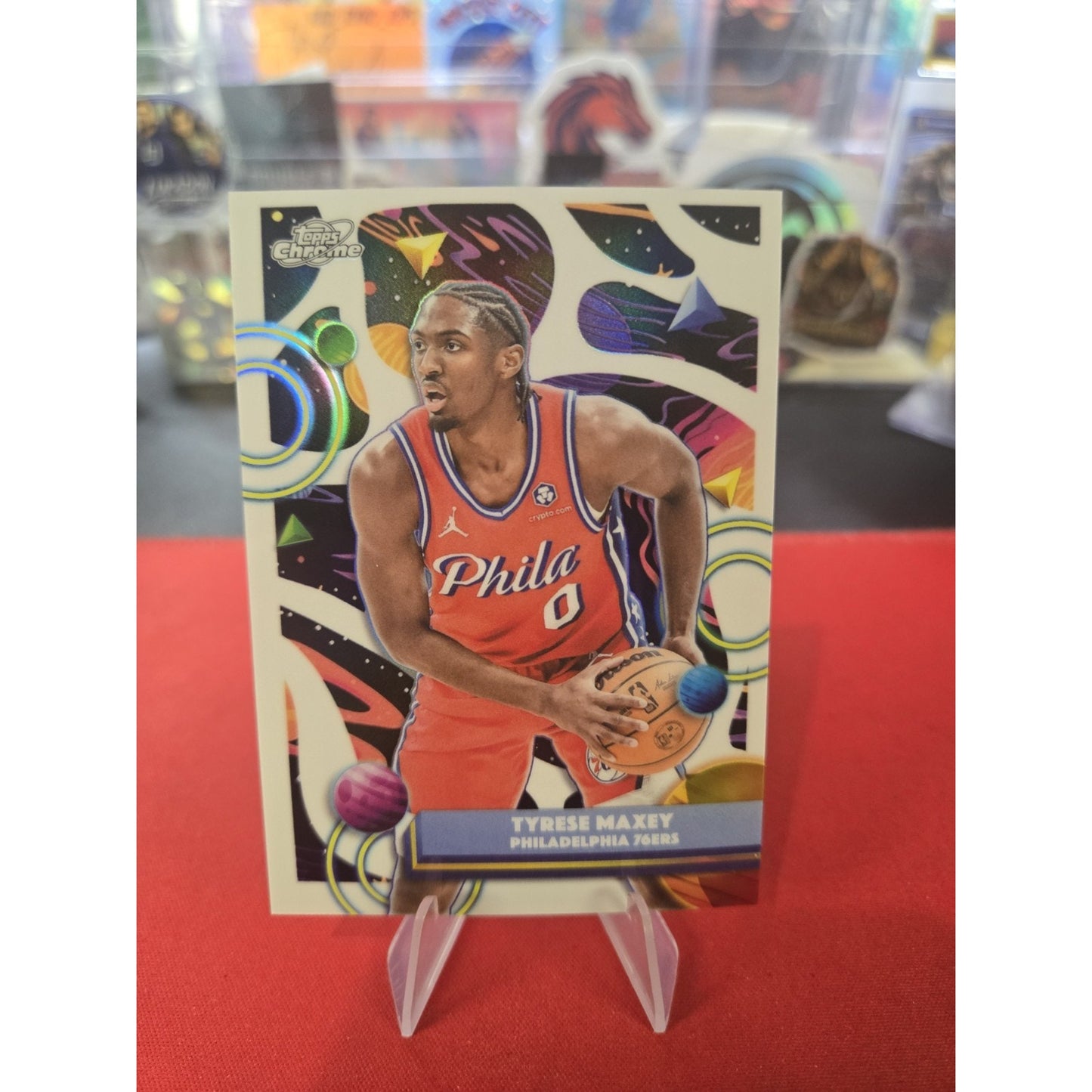 Tyrese Maxey 2025-26 Topps Cosmic Chrome - #57 White Hole SSP