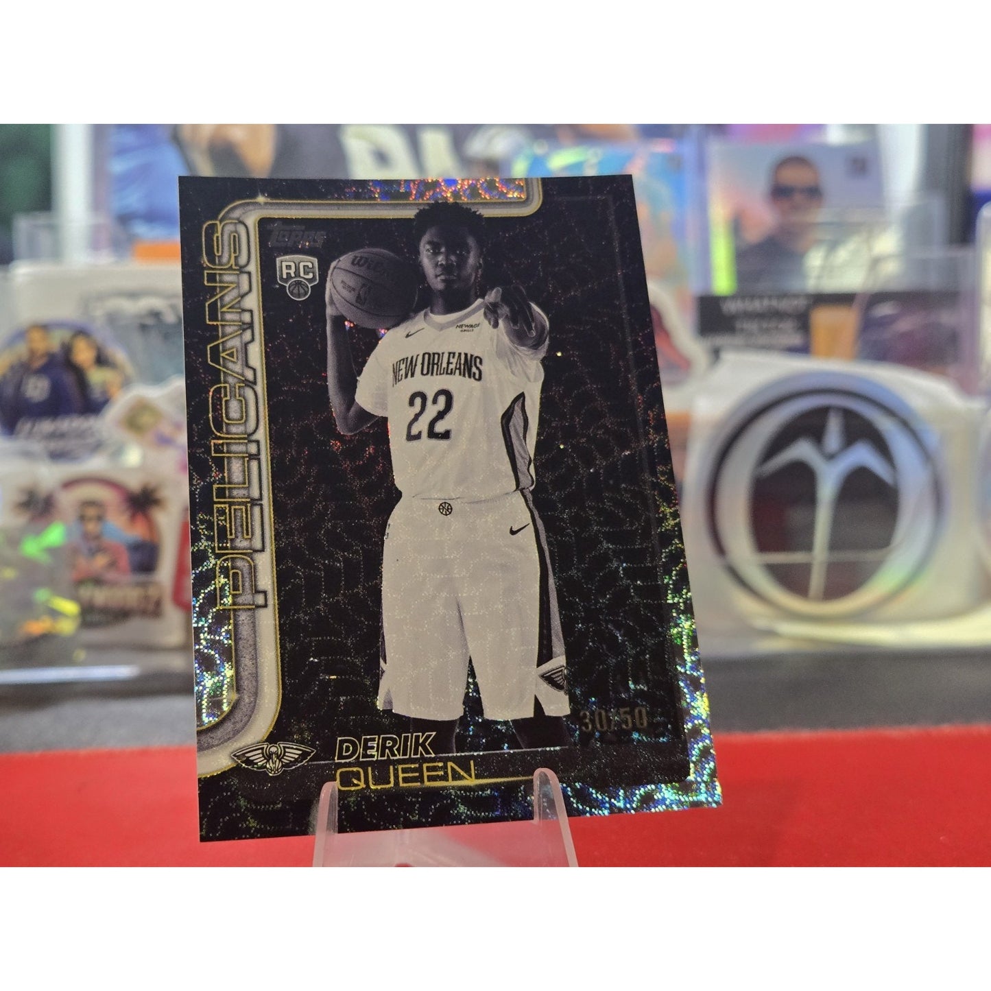 Derik Queen /50 Rc Blackout 2025-26 Topps Flagship