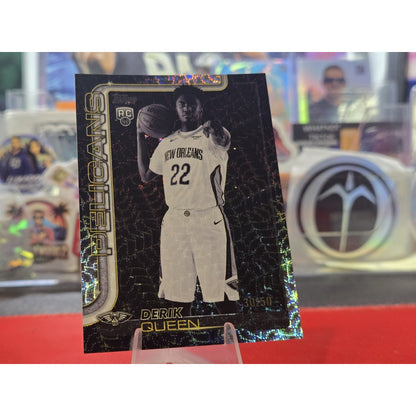 Derik Queen /50 Rc Blackout 2025-26 Topps Flagship