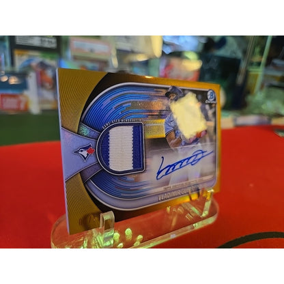 Vladimir Guerrero Jr /50 Patch Auto 2025 Bowman Chrome