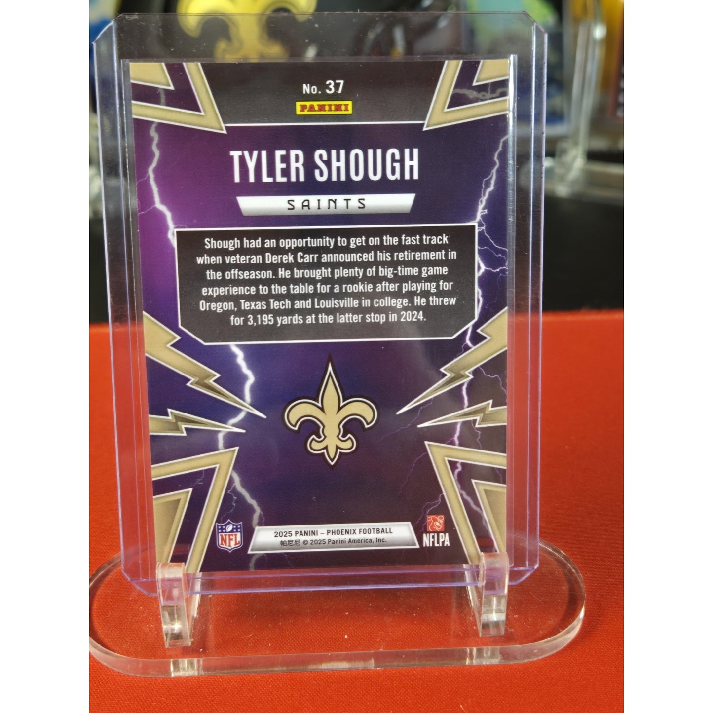 2025 Panini Phoenix - Thunderbirds Tyler Shough #37 (RC)